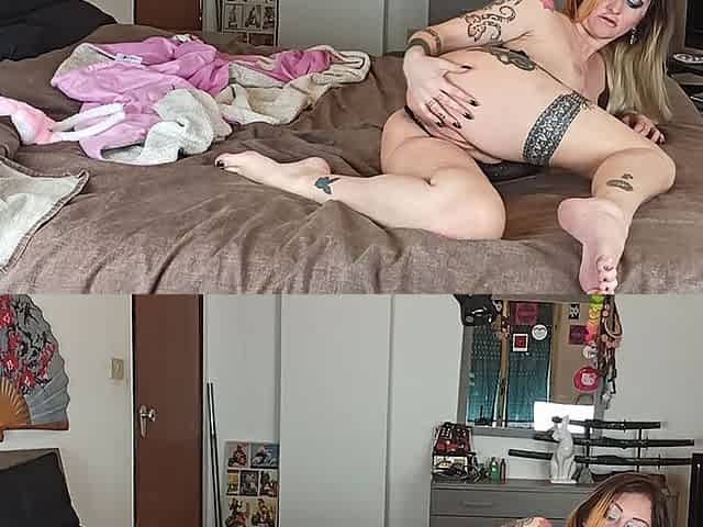 What a squirt! Solo fingering session