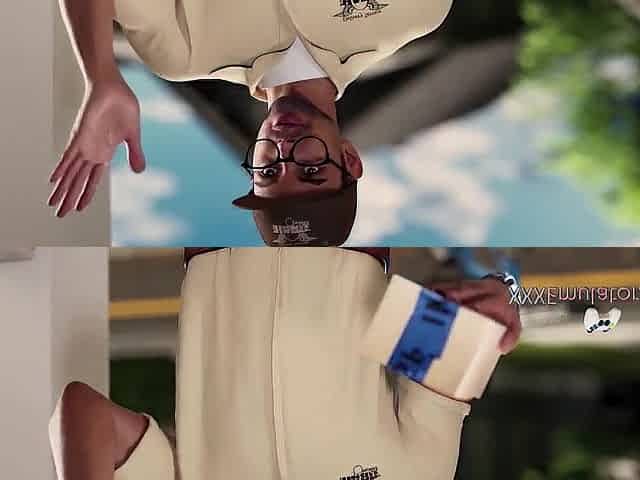 Next Day Service: Package Came with Huge Anal Surprise CG Animation