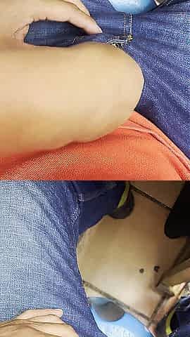 Step-Aunt needs some money and play with my wang in public in the store
