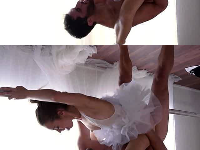 Petite Dancer Swallows Big Cock, Petite Ballerinas Fucked