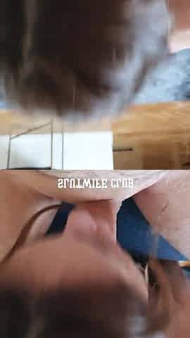 VIP Mouth Training: Candie Cross Gags Hands-Free (POV BJ)