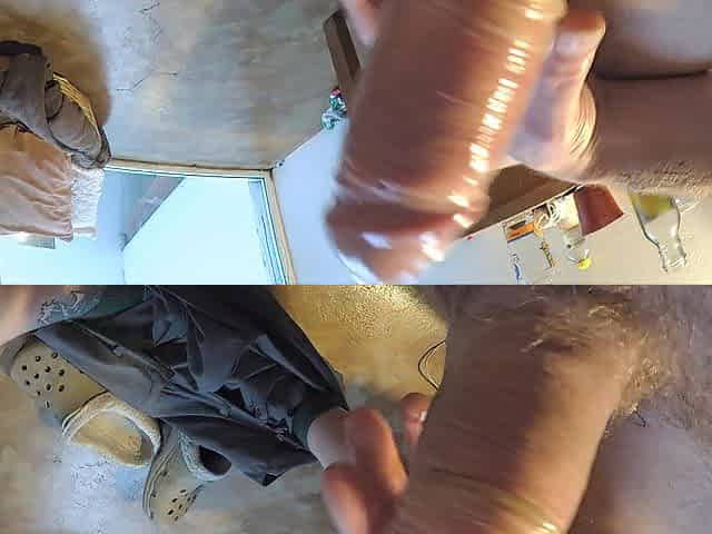 TRYING XXL CONDOMS BUT STILL SO TAUT FOR A 7" GIRTH WEENIE. THIS MODEL GIRTHY DICK IS BIGGEST!