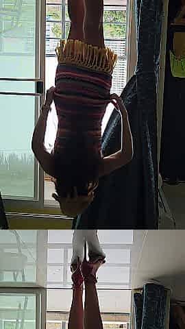 My Fresh Suit NO PANTS and PEE at Hotel Balcony