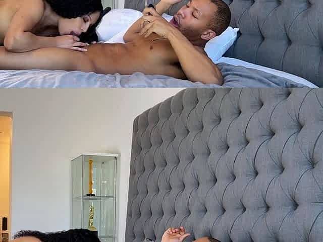 SEXTAPES Diamond Banks works for her cumshot