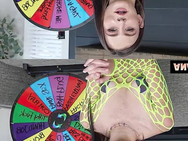 Anal Wench Uses The Wheel Of Anal To Watch What Will Stretch Her Anal opening