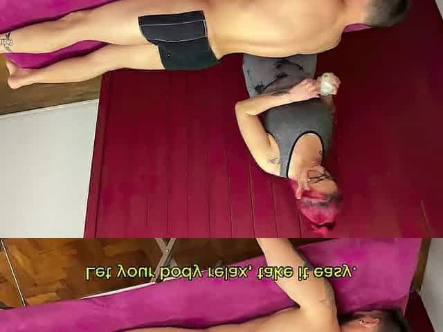 Relaxing massage with a pleased ending