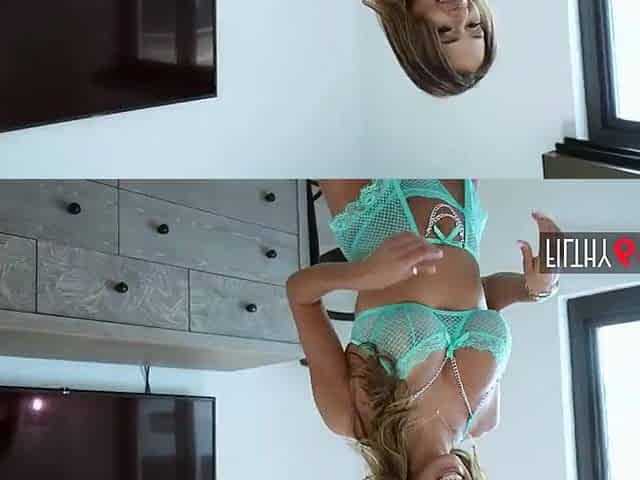 Curvy mother i'd like to fuck gets 2 BBCs in her cunt and booty - Armani Ebony