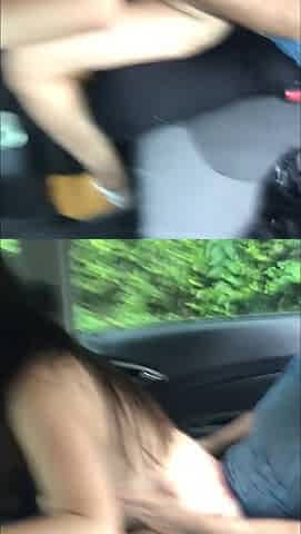 I ask my boyfriend to bang me on the way home, that guy stops the car and I ride his dong.