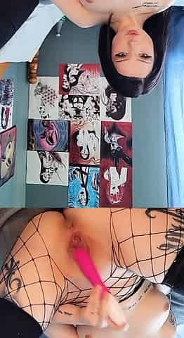 Cute amateur webcam teen girl toying pussy on webcam