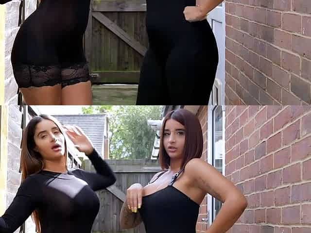 Fake agent fuck brunette amateur babe outdoor