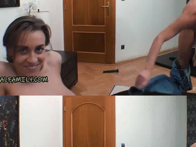 Josephine Jackson Takes Pity on Her Inexperienced Stepbrother and Lets Him Creampie Her