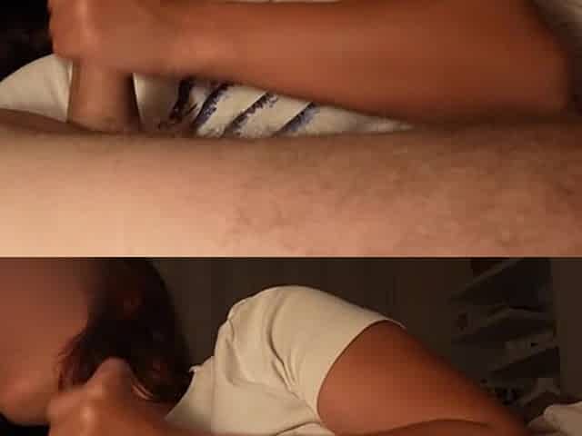 That babe held my penis and drank the load
