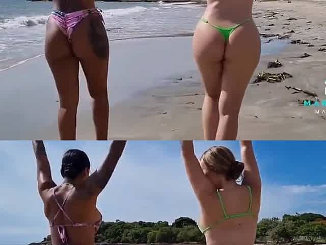 Mariana Martinez, Kourtney Love And Mariana Martix - Three Colombian Babes Go Lesbian On The Beach