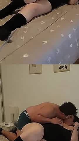 Hot BBW Stepmom, Solo Fans in Slow Motion, in Bed
