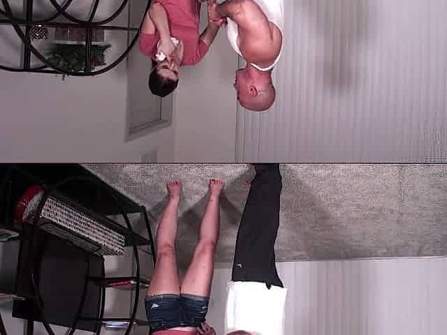 Anastasia gets caught taking things so this babe grinds Tony to get without it