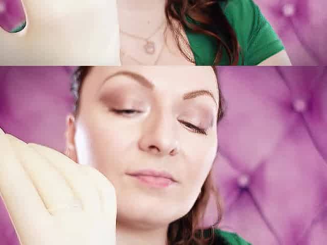 ASMR: gloves fetish. Double latex gloves. (SFW)