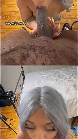 This guy surprised me with a biggest facial