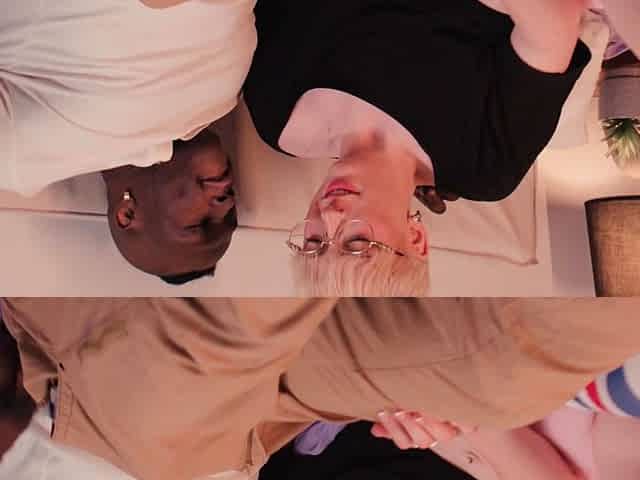 BLONDE vs BLACK! Femboy Io takes HUGE BBC!