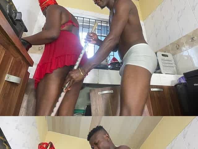 He Fuck His Stepbrother's Wife in the Kitchen