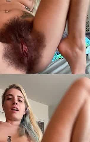 Creamy Hairy Pussy Licking