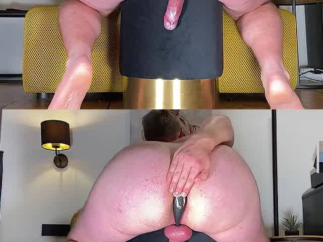 Anal Sex tool machine cum