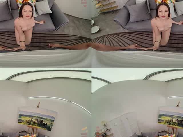 The Slutty Stepsister - Amazing Isabella De Laa Hardcore POV VR Blowjob and Sexy