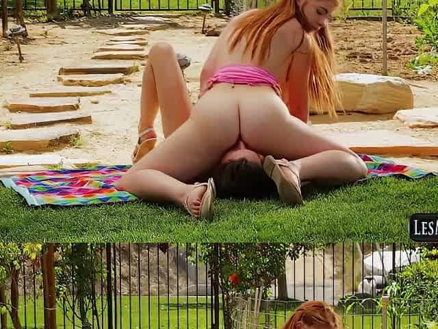 Lesbian Teens 18+ Go Outdoors - Hot Porn Clip
