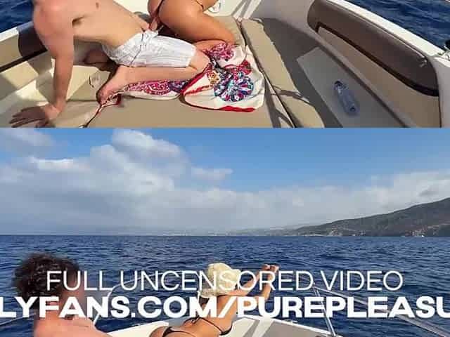Valentine's Sea Escape: Kate's Ass fucking Love & Excitement on Boat
