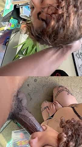 My allies massive weenie barely fit in my booty
