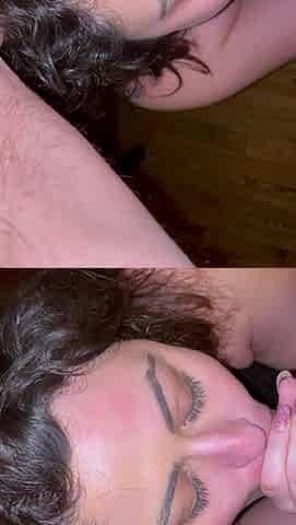 amateur blowjob cumshot finish in her mouth