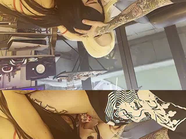 Sabrina Sabrok and Baby Kat alluring anal trio