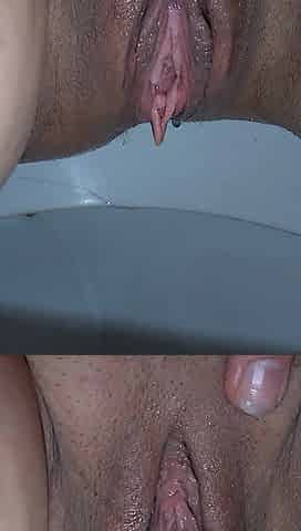 My hand and bottle in the my creamy vagina....mmm... I love this game