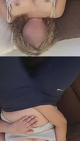 I Masturbate Watching Porn While the Maid's Stepson Jerks off Looking at Me