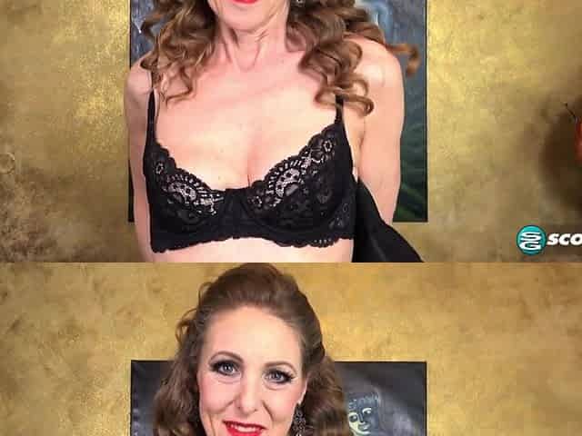 Prelude to anal: Susanna Glam, 55, and her butt plug