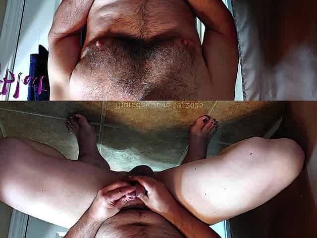 Masturbating and Squirting Cum Out The Bottom Of My Wide Aperture