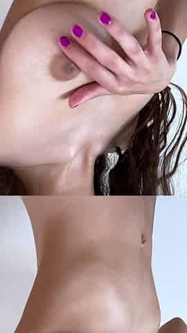 Awesome Teen With Big Boobs Dildo Masturbation