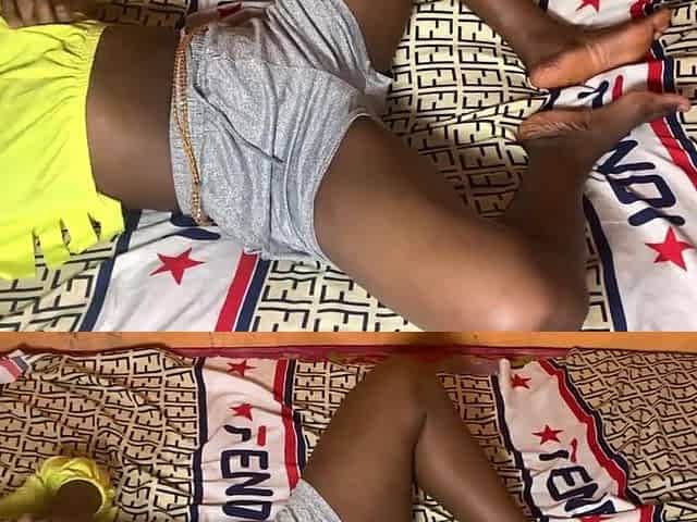 Youthful Afro Black Drilled in Her Nicker (HD)