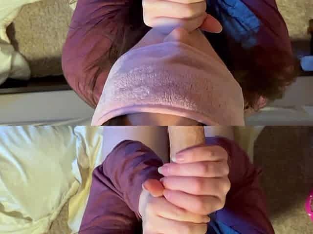 Cute brunette young hookup amateur teen blowjob