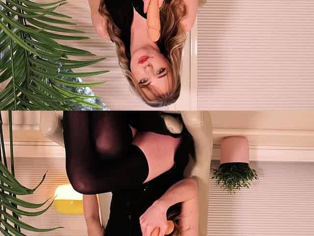Blonde Gabie Shows You How To Stroke Your Dick Until You Cum