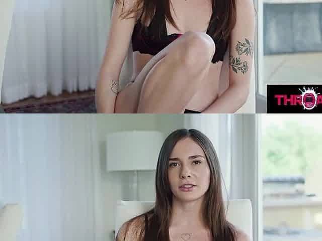 Tiny Tess Thompson Gets Her Mouth Drilled Hard