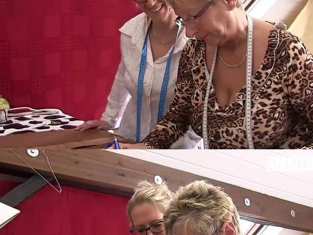 AmateurEuro - Breasty German Older Sweethearts Ride A Thick Knob