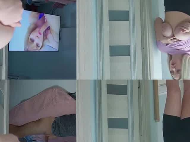 Stepdaughter With Big Tits Spies On Stepdad 10 Min
