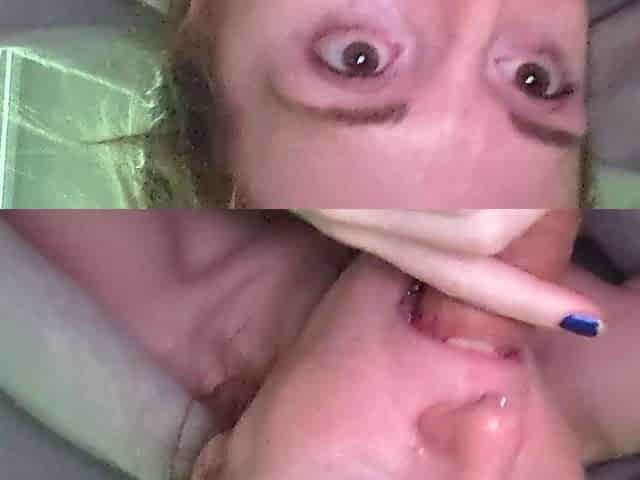 Amateur Blonde Blowjob CIM