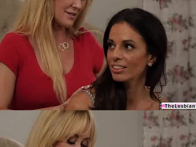 Big tits wife cheating with blonde lesbian best friend