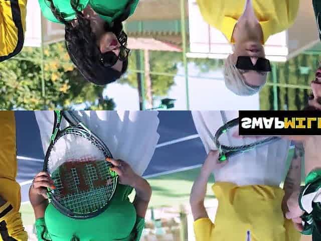 Stepmoms Aid Focus on Properly Learning how To Play Tennis - Swapmilf