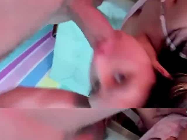 giant wang plays with his stepsister's gorgeous face