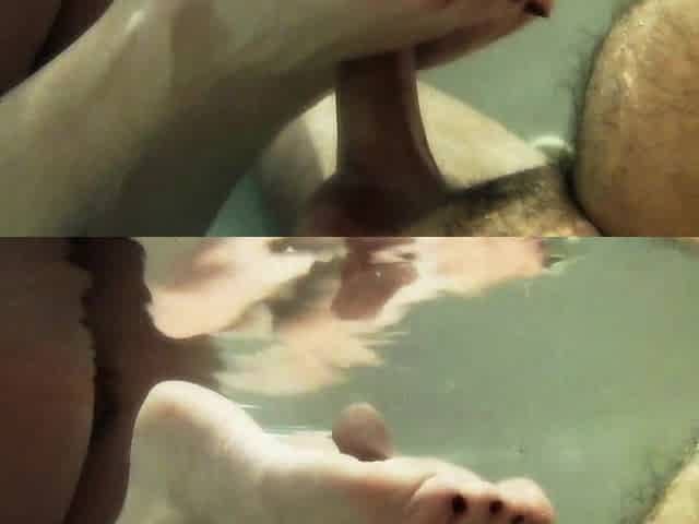 In the Jacuzzi