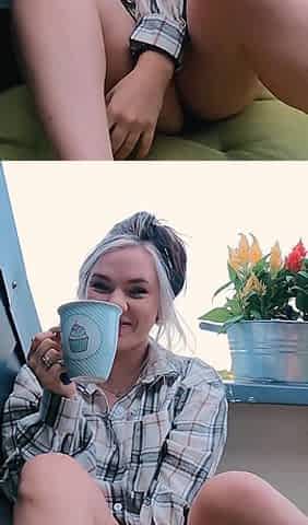 Deepthroat on the Balcony