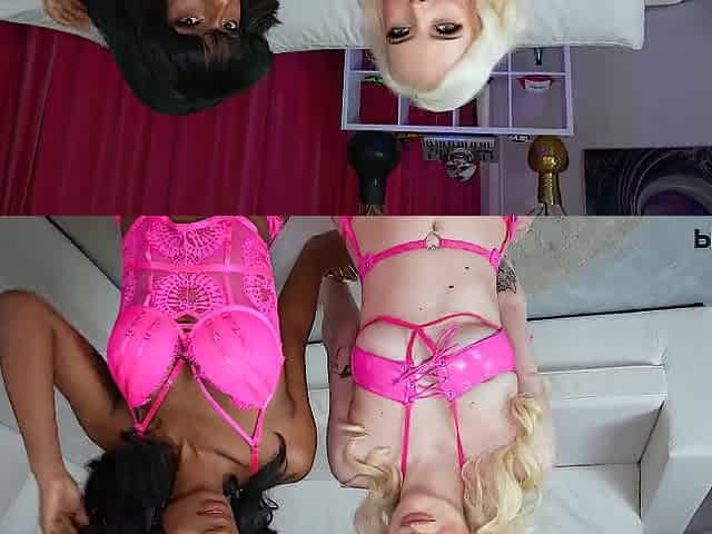 PERVECT Interracial trio with Amber and Chayenne