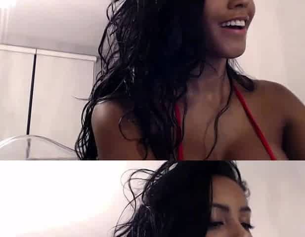 Ebony babe and a big black cock